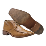 WEXFORD Derby Shoes Beige Leather Mens UK 6