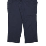 DICKIES Mens Navy Blue Relaxed Fit Cargo Trousers W36 L31 Workwear Durable