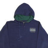 JANSPORT Mens Navy & Green University Of Oregon Ducks Hoodie XL Cotton Blend