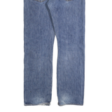 LEVI'S 501 Mens Jeans Blue Regular Straight Denim Medium W36 L34 Classic Button
