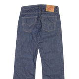 LEVI'S 514 Mens Jeans Blue Regular Straight Denim Raw W31 L29 Button Closure
