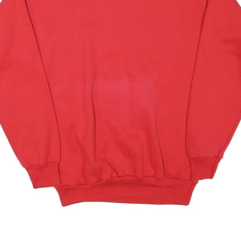 CHAMPION Boys Red Crew Neck XL Cotton Blend Sweatshirt Classic Pullover Casual