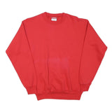 CHAMPION Boys Red Crew Neck XL Cotton Blend Sweatshirt Classic Pullover Casual