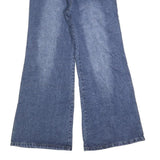 Womens Relaxed Blue Jeans Relaxed Wide-Leg Denim Medium W26 L30 Vintage Style