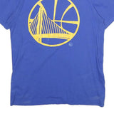 ADIDAS Mens Blue Golden State Warriors Graphic T-Shirt M Short Sleeve Crew Neck