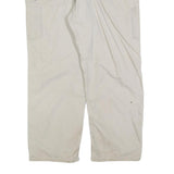 CARHARTT Mens Cotton Blend White Loose Straight Trousers W40 L32 Workwear Cargo