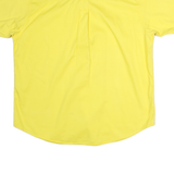 CHASE AUTHENTICS Mens Yellow Shirt XL Cotton Button-Down Casual Lightweight