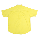 CHASE AUTHENTICS Mens Yellow Shirt XL Cotton Button-Down Casual Lightweight
