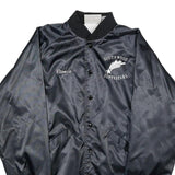 CARDINAL Mens Black Southwood Superstars Nylon Jacket S Button Plain Lightweight