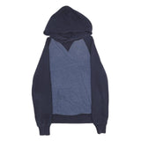 J.CREW Mens Navy & Blue Cotton Blend Pullover Hoodie S Casual Sweatshirt