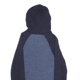 J.CREW Mens Navy & Blue Cotton Blend Pullover Hoodie S Casual Sweatshirt