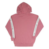ADIDAS Womens Pink Hoodie UK 6 Trefoil Logo Pullover Casual Sweatshirt