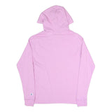 CHAMPION Womens Pink Hoodie XS Cotton Blend Pullover Lightweight Casual