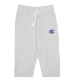 CHAMPION Mens Joggers Grey S W30 L29 Slim Tapered Cotton Blend Sportswear