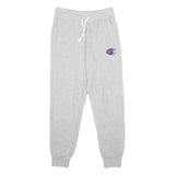 CHAMPION Mens Joggers Grey S W30 L29 Slim Tapered Cotton Blend Sportswear