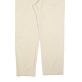 MARLBORO Mens Regular Beige Cotton Blend Trousers W38 L30 Button Closure Classic