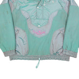 K2 Mens Green & Grey Casual Fleece Zip-Up Jacket L Polyester Outdoor