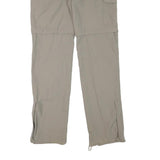REGATTA Womens Polyester Blend Beige Regular Fit Zip Trousers W29 L31 Outdoor