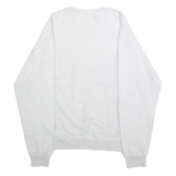 JERZEES Mens Grey Rolling Hills Fitness Crew Neck M Cotton Blend Pullover