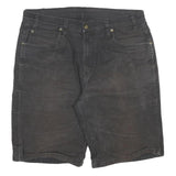 DICKIES Mens Shorts Black Cargo XL W32 Workwear Cotton Blend Casual