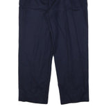 EVAN PICONE Womens Wool Blend Navy Relaxed Straight Leg Trousers W29 L27 Classic