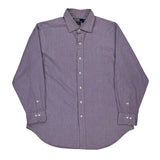 Philip Polo By Ralph Lauren Shirt - Large Purple Cotton