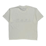 Single Stitch Juvenile Diabetes Foundation Hanes Graphic T-Shirt - Large White Cotton Blend