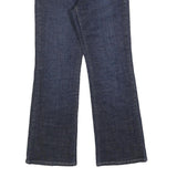 LEVI'S 512 Bootcut Womens Jeans Blue Slim Denim Woven W25 L28 Stylish Fit