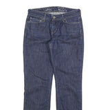 LEVI'S Womens Slim Blue Denim Slim Straight Jeans W26 L29 Classic Cotton Blend