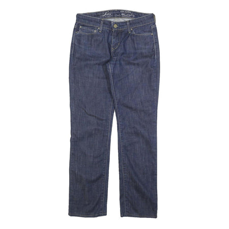 LEVI'S Womens Slim Blue Denim Slim Straight Jeans W26 L29 Classic Cotton Blend