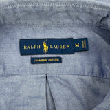 Ralph Lauren Shirt - Medium Blue Cotton