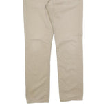 LEVI'S Mens Slim Beige Cotton Blend Trousers W33 L32 Zip Closure Classic Fit
