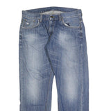 CARHARTT Mens Jeans Blue Regular Straight Denim Medium W34 L32 Workwear Casual