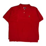 Chaps Ralph Lauren Polo Shirt - Large Red Cotton