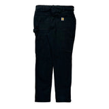 Carhartt Carpenter Trousers - 32W 30L Black Cotton