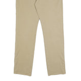LEVI'S Mens Slim Beige Cotton Blend Slim Fit Zip Trousers W34 L31 Casual Wear