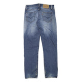 LEVI'S Mens Blue Regular Straight Denim Medium W30 L30 Classic Zip Jeans