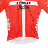 SANTINI Womens Red Trek Segafredo Graphic T-Shirt S Short Sleeve Crew Neck