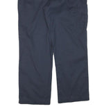 DICKIES Womens Cotton Blend Navy Regular Straight Trousers W34 L30 Workwear Zip