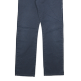 DICKIES Mens Cotton Blend Navy Regular Straight Trousers W28 L29 Classic