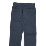 DICKIES Mens Cotton Blend Navy Regular Straight Trousers W28 L29 Classic