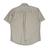Tommy Hilfiger Checked Short Sleeve Shirt - Large Beige Cotton