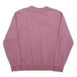 NIKE Mens Pink Crew Neck M Sweatshirt Cotton Pullover Casual Logo
