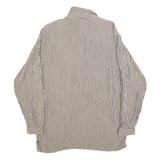 KAREN KANE Womens Black & White Checked Shirt Long Sleeve Button Neck M Casual