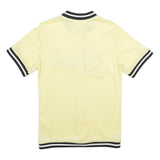 KARL KANI Mens Yellow Black Baseball Style XS Short Sleeve Crew Neck Kani Logo