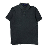 Polo By Ralph Lauren Slim Fit Polo Shirt - Medium Grey Cotton