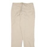 ONLY Womens Slim Beige Cotton Blend Slim Leg Trousers W26 L29 Casual Everyday