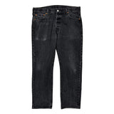 501 Levis Jeans - 36W 31L Gray Cotton