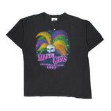 Single Stitch Mardi Gras 1997 Universal Studios Graphic T-Shirt - XL Black Cotton