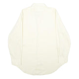 POLO RALPH LAUREN Mens Cream Shirt L Classic Cotton Long Sleeve Casual